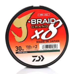 다이와 제이 브레이드 그랜드X 8합사 135m J-BRAID GRAND X8 다크그린 제품이미지