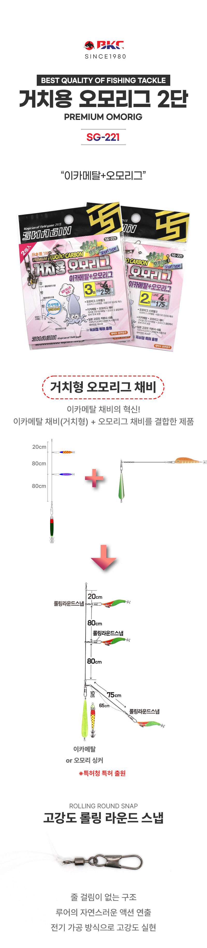 백경 스웨긴 SG-221 거치용 오모리그 2단